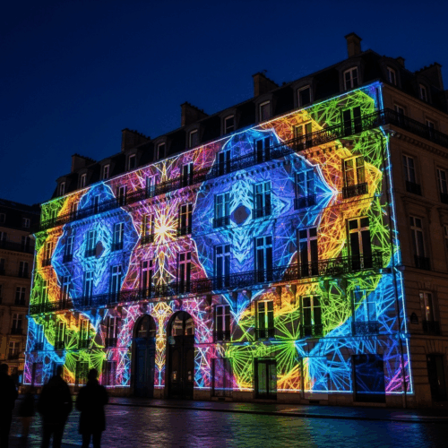 Projection architecturale vidéo mapping event Belgique et France