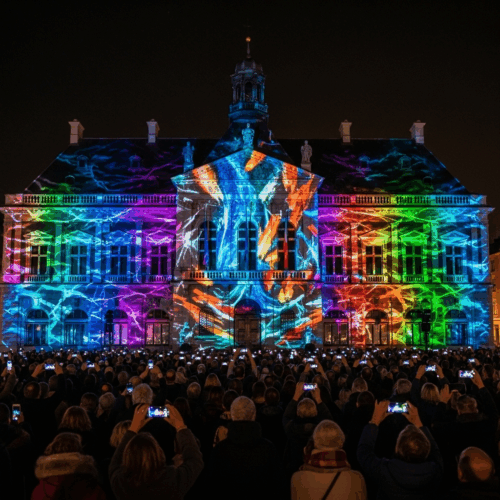 Video mapping, projection architectural, VJ, l'art de la lumiére